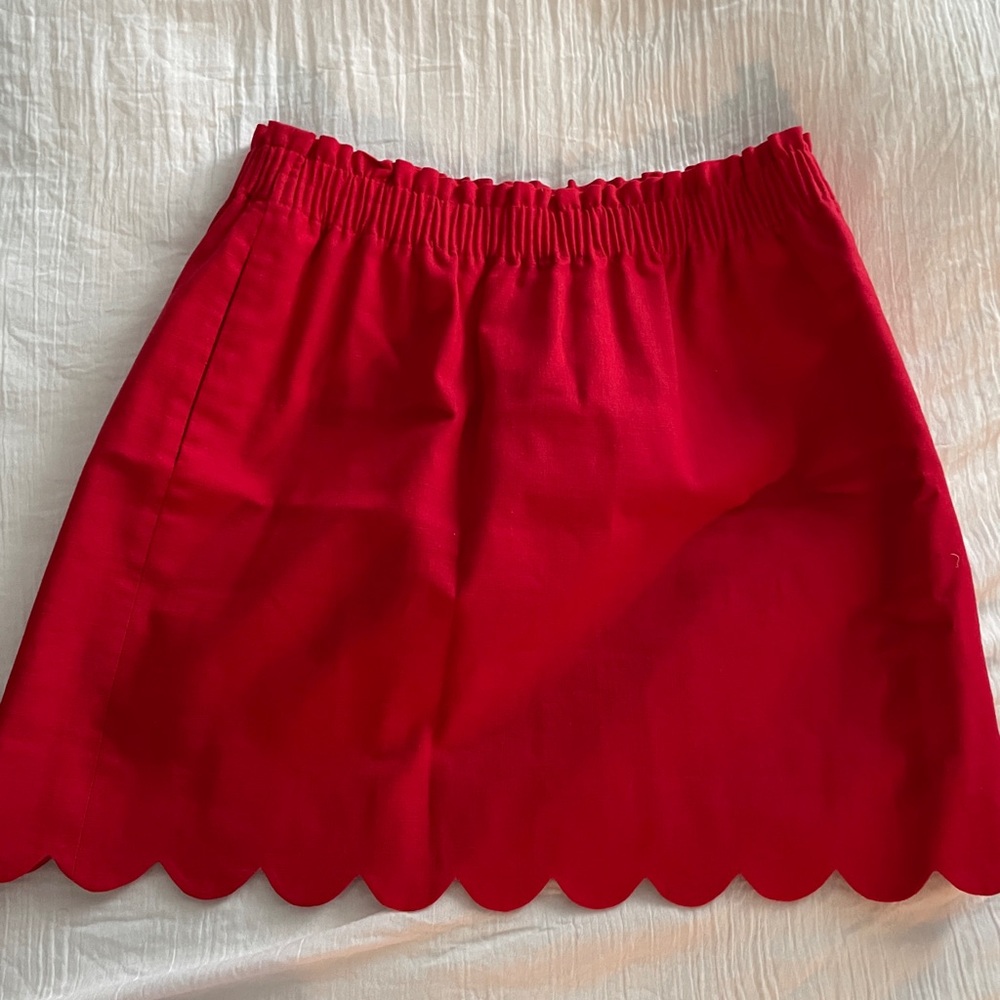 J. Crew Bright Red Skirt